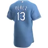 Men Kansas City Royals Light Blue Alternate MLB Jersey - uafactory