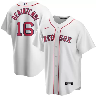 Men Boston Red Sox Home White MLB Jersey - uafactory