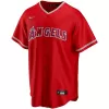 Men Los Angeles Angels Red Alternate MLB Jersey - uafactory