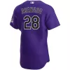 Men Colorado Rockies Purple Alternate MLB Jersey - uafactory