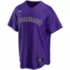 Men Colorado Rockies Purple Alternate MLB Jersey - uafactory