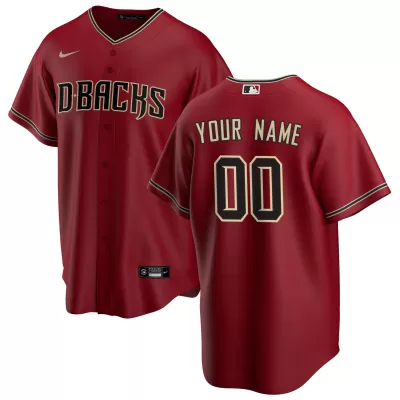 Men Arizona Diamondbacks Red Alternate MLB Jersey - uafactory