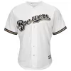 Men Milwaukee Brewers White MLB Jersey - uafactory