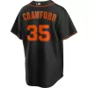 Men San Francisco Giants Black Alternate MLB Jersey - uafactory