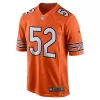 Men Chicago Bears Khalil Mack #52 Orange Game Jersey - uafactory