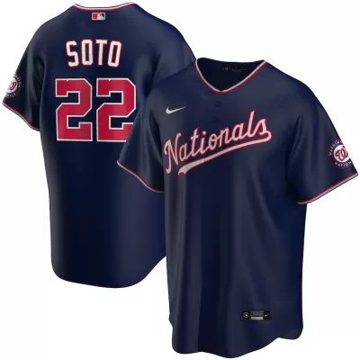 Men Washington Nationals Navy Alternate MLB Jersey - uafactory