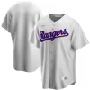 Men Texas Rangers Home White MLB Jersey - uafactory