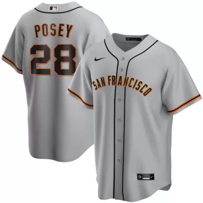 Men San Francisco Giants Gray MLB Jersey - uafactory