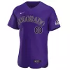 Men Colorado Rockies Purple Alternate MLB Jersey - uafactory