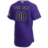 Men Colorado Rockies Purple Alternate MLB Jersey - uafactory