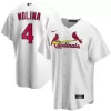 Men St. Louis Cardinals Home White MLB Jersey - uafactory