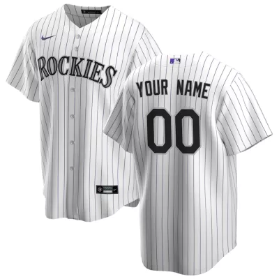 Men Colorado Rockies Home MLB Jersey - uafactory