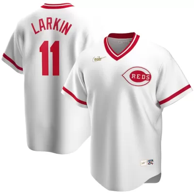 Men Cincinnati Reds Home White MLB Jersey - uafactory