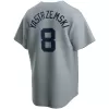 Men Boston Red Sox Gray MLB Jersey - uafactory