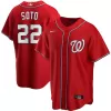 Men Washington Nationals Red Alternate MLB Jersey - uafactory