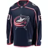 Men Columbus Blue Jackets Atkinson #13 NHL Jersey - uafactory