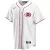 Men Cincinnati Reds Home White MLB Jersey - uafactory