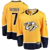 Men Nashville Predators Weber #7 NHL Jersey - uafactory