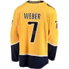 Men Nashville Predators Weber #7 NHL Jersey - uafactory