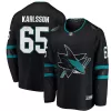 Men San Jose Sharks Karlsson #65 NHL Jersey - uafactory