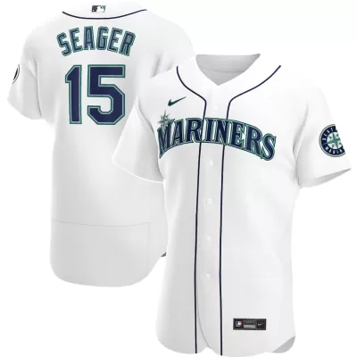 Men Seattle Mariners Home White MLB Jersey - uafactory