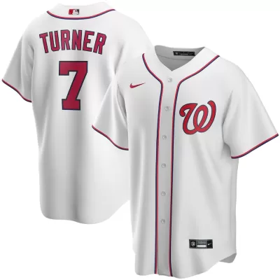 Men Washington Nationals Home White MLB Jersey - uafactory