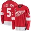 Men Detroit Red Wings Lidstrom #5 NHL Jersey - uafactory