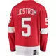 Men Detroit Red Wings Lidstrom #5 NHL Jersey - uafactory