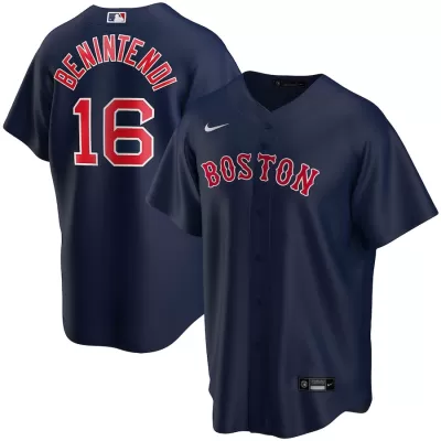 Men Boston Red Sox Navy Alternate MLB Jersey - uafactory