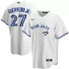 Men Toronto Blue Jays Home White MLB Jersey - uafactory