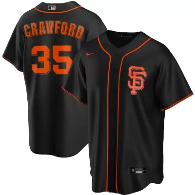 Men San Francisco Giants Black Alternate MLB Jersey - uafactory