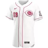 Men Cincinnati Reds Home White MLB Jersey - uafactory