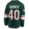 Men Minnesota Wild Dubnyk #40 NHL Jersey - uafactory