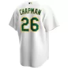 Men Oakland Athletics Home White MLB Jersey - uafactory