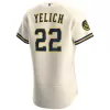 Men Milwaukee Brewers Home Cream MLB Jersey - uafactory