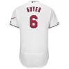 Men Cleveland Indians Home White MLB Jersey - uafactory