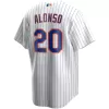 Men New York Mets Home White MLB Jersey - uafactory