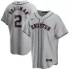 Men Houston Astros Gray MLB Jersey - uafactory