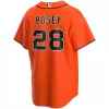 Men San Francisco Giants Orange Alternate MLB Jersey - uafactory