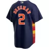 Men Houston Astros Navy Alternate MLB Jersey - uafactory