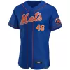 Men New York Mets Royal Alternate MLB Jersey - uafactory