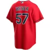 Men Cleveland Indians Red Alternate MLB Jersey - uafactory