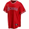 Men Los Angeles Angels Red Alternate MLB Jersey - uafactory