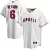 Men Los Angeles Angels Home White MLB Jersey - uafactory