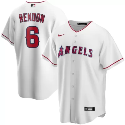 Men Los Angeles Angels Home White MLB Jersey - uafactory