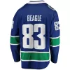 Men Vancouver Canucks Beagle #83 2019/20 NHL Jersey - uafactory