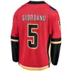 Men Calgary Flames Giordano #5 NHL Jersey - uafactory