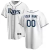 Men Tampa Bay Rays Home White MLB Jersey - uafactory