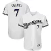 Men Milwaukee Brewers White MLB Jersey - uafactory