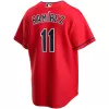 Men Cleveland Indians Red Alternate MLB Jersey - uafactory